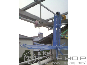 のバルコニー・ベランダ屋根 ライザーテラス? F型 屋根タイプ 積雪〜20cm対応 施工例