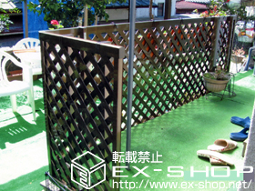 のフェンス・柵 シャレオR11型フェンス フリーポールタイプ 施工例