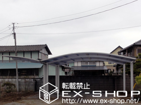 のカーポート プレシオスポート ワイド 積雪〜20cm対応 施工例