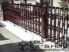 のカーゲート アルシャインII M型 Aタイプ サイドレール 両開き親子 施工例