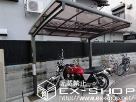 のサイクルポート・駐輪場 カーブポートシグマIII ミニ 積雪〜30cm対応 施工例