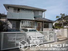 のカーゲート ワイドオーバードアR3型 電動式 施工例