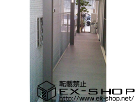 のフェンス・柵 イーネットフェンス1F型 自由柱タイプ 施工例