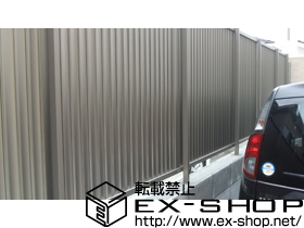 のフェンス・柵 プリレオR6型フェンス フリーポールタイプ 施工例