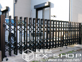 のカーゲート アルシャインII HW型Aタイプ ノンレール 片開き 施工例