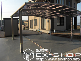 のカーポート カーブポートシグマIII ワイド　積雪〜20cm対応 施工例