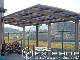 のカーポート カーブポートシグマIII 縦連棟 積雪〜20cm対応 施工例