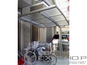 のサイクルポート・駐輪場 レイナポート ミニ 積雪〜20cm対応 施工例