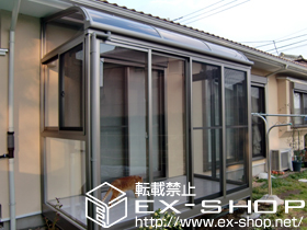 のテラス囲い・サンルーム ほせるんですII R型 床納まり　積雪〜20cm対応 施工例