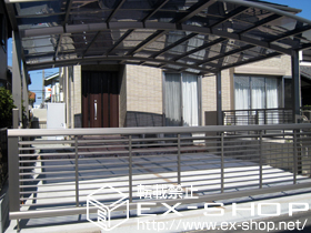 のカーポート カーブポートシグマIII ワイド　積雪〜20cm対応 施工例