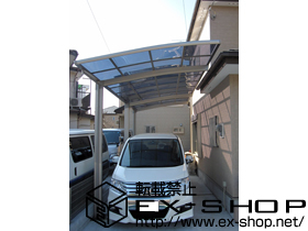 のカーポート カーブポートシグマIII 延長 積雪〜20cm対応 施工例