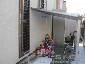 のテラス屋根 ヴェクターテラス F型 テラスタイプ 単体　積雪〜20cm対応 施工例