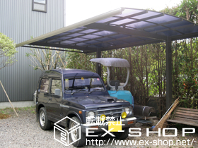 のカーポート キューブポート レギュラー 積雪〜20cm対応 施工例