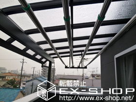 のバルコニー・ベランダ屋根 ヴェクターテラス R型 屋根タイプ 1500 単体 積雪〜20cm対応 施工例