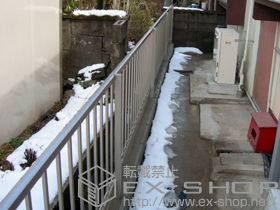 のフェンス・柵 レスティナフェンス21型　自由柱タイプ 施工例