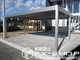 のカーポート リレーリアカーポート 2台用 施工例