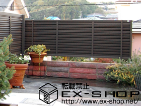 のフェンス・柵 ルーバーフェンス2型 施工例