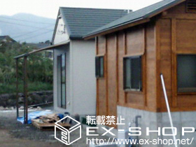 のテラス屋根 パワーアルファ L型 テラスタイプ 単体 積雪〜30cm対応 施工例