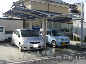 のカーポート プレシオスポート Y合掌　積雪〜20cm対応 施工例