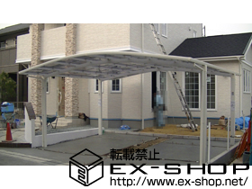 のカーポート カーブポートシグマIII ワイド 積雪〜20cm対応 施工例