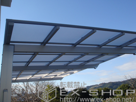 のカーポート アーキフィット 延長　積雪〜20cm対応 施工例