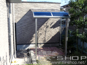 のテラス屋根 プレシオステラス R型 テラスタイプ 単体 積雪〜20cm対応 施工例