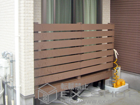 のウッドデッキ リウッドデッキ200　Sタイプ＋リウッドデッキフェンス3型 施工例