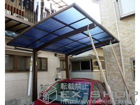 のカーポート プレシオスポート 積雪〜20?対応 施工例