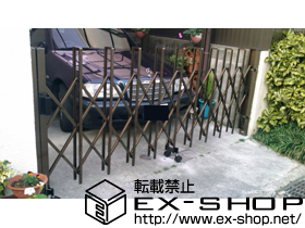 のカーゲート トリップゲート PA型 ノンレール 片開き 施工例