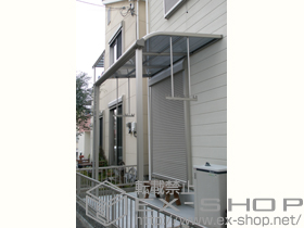 のテラス屋根 プレシオステラス R型 テラスタイプ 単体 積雪〜20ｃｍ対応 施工例