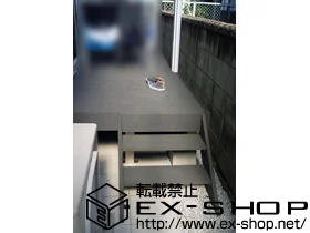 YKKAPのウッドデッキ リウッドデッキ200＋リウッドステップ4型Sタイプ2段×1 施工例