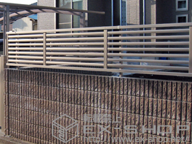 のフェンス・柵 プリレオR3型フェンス 施工例