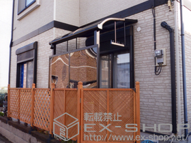 のテラス屋根 プレシオステラス R型 テラスタイプ　積雪〜20ｃｍ対応 施工例