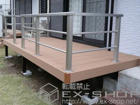 YKKAP�̃E�b�h�f�b�L ���E�b�h�f�b�L 200 �P��+�V���v�����_���f�b�L�t�F���X2�^�����i�q2�{�^�C�v�� �{�H��