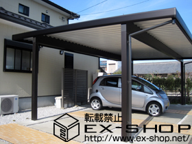のカーポート レオンポートneo 3台用 積雪〜50cm対応 施工例