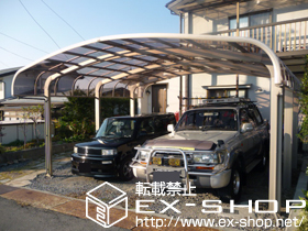 のカーポート テールポートシグマIII 1500 ワイド 積雪〜50cm対応 施工例