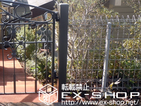のフェンス・柵 メッシュフェンスG10-R 施工例