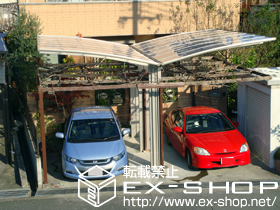 のカーポート レイナポート Y合掌?積雪〜20cm対応 施工例