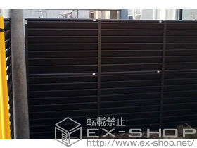 のフェンス・柵 サニーブリーズフェンスA型 間仕切りタイプ＜2段施工＞ 施工例