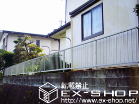 のフェンス・柵 レスティナ21型フェンス 自由柱タイプ 施工例