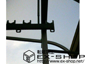 のバルコニー・ベランダ屋根 ライザーテラスII R型 屋根タイプ 単体積雪〜20cm対応 施工例