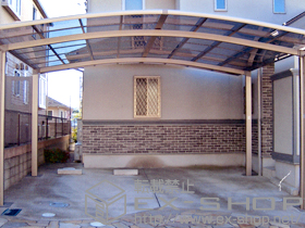 のカーポート カーブポートシグマIII ワイド 積雪〜30cm対応 施工例