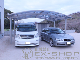 のカーポート プレシオスポート ワイド 積雪〜20?対応 施工例