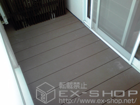 のウッドデッキ バルコニー用 リウッドデッキ 200 施工例