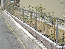 のフェンス・柵 ハイグリッドフェンスUF8型 施工例