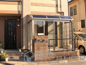 のテラス囲い・サンルーム ほせるんですII R型　床納まり ランマ無 積雪〜20?対応 施工例