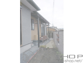 のテラス屋根 ヴェクターテラス R型 テラスタイプ 単体 積雪〜20cm対応 施工例