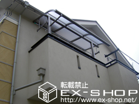 のバルコニー・ベランダ屋根 ライザーテラスII R型 屋根タイプ 単体 積雪〜20cm対応 施工例