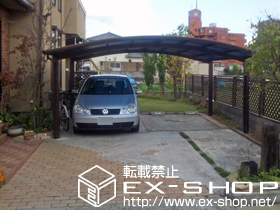 のカーポート プレシオスポート ワイドタイプ　積雪〜20cm対応 施工例