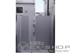 の門扉 プレミエス門扉 M-FA型 両開き親子 標準門柱使用【特注】 施工例